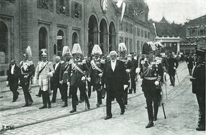 Forrer con Guglielmo II, 1912.