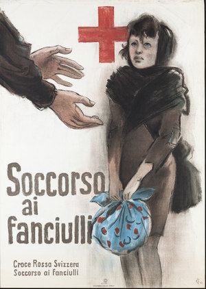 Croce Rossa Svizzera, Soccorso ai fanciulli 1942 (affisso).