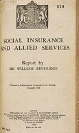 Rapporto Beveridge, 11.1942, prima pagina. British Library (Internet).