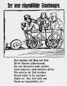 Assicurazioni sociali: il nuovo mezzo di locomozione della Confédérazione. Archivi sociali svizzeri, Zurigo.